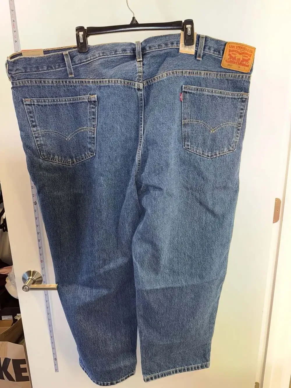 Levi's 550 Relaxed Fit Big & Tall Jeans 50x28 NWT